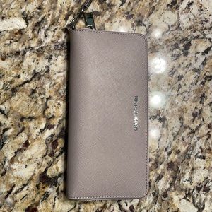 Michael Kors Travel Continental Leather Wallet